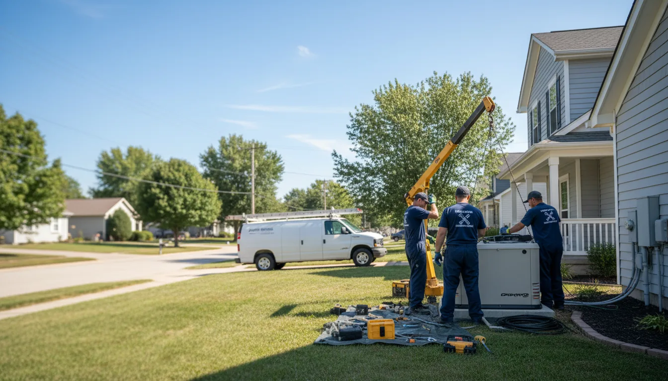 Generator Installation in Lenzburg, IL near me